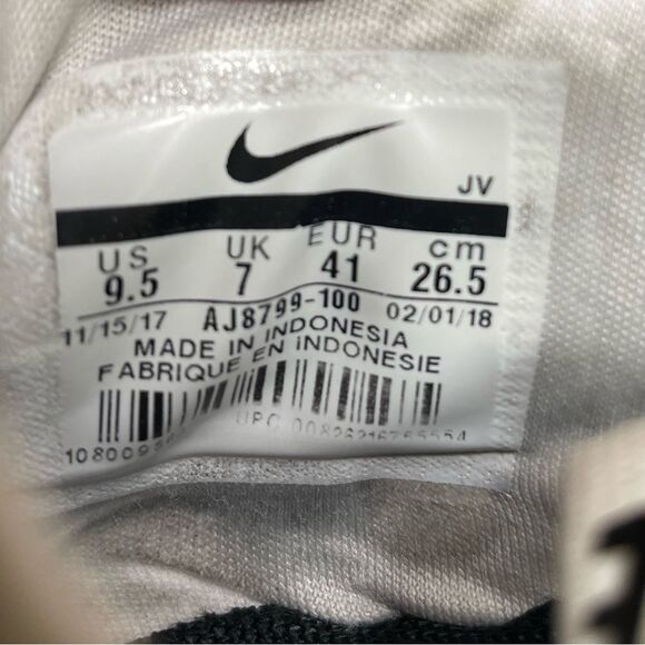 Nike Ashin Modern White/Black Running Shoes Women’s Size 9.5 (AJ8799-100) - Picture 10 of 11